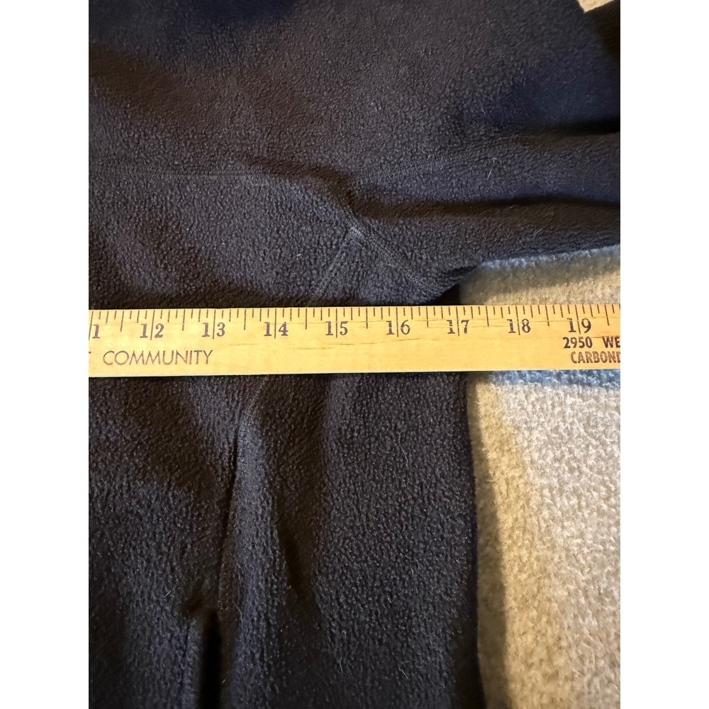 Patagonia Synchilla Fleece Quarter Zip Pullover Black Womens S Gorpcore 25741 F7 - Picture 6 of 7